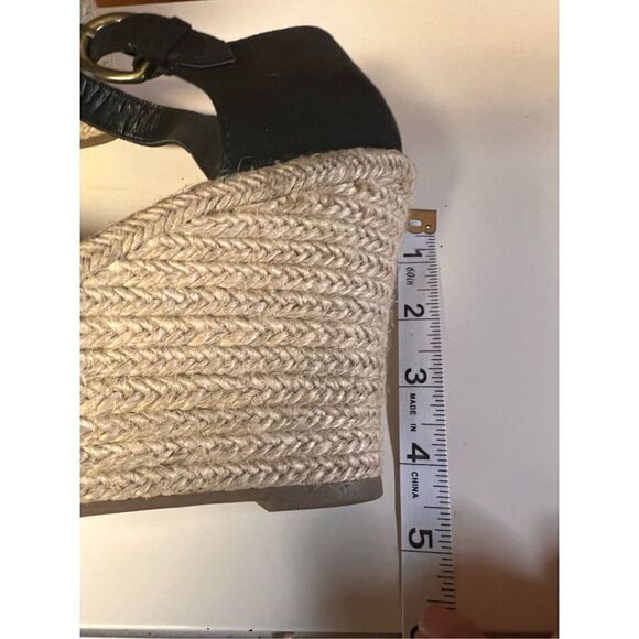 Ana Xyla Wedge Sandals Black Sz 10 - Picture 8 of 10